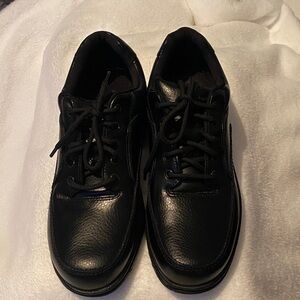 Elegant Black Leather Oxfords for Men